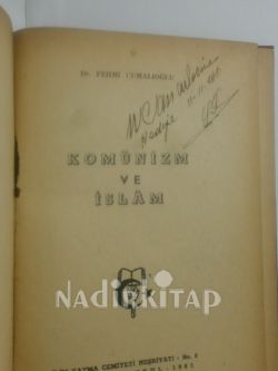 KOMÜNİZM VE İSLAM İMZALI