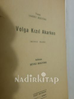 VOLGA KIZIL AKARKEN - 2çi baskı