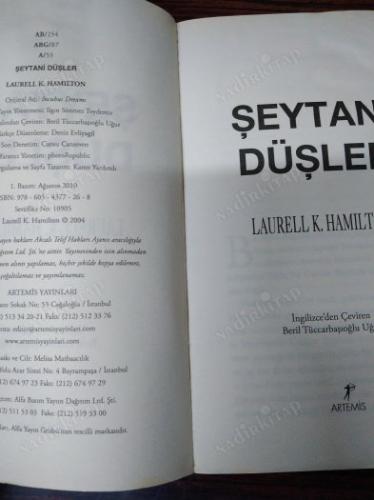 ŞEYTANİ DÜŞLER [ Bir Anita Blake Vampir Avcısı Romanı ]