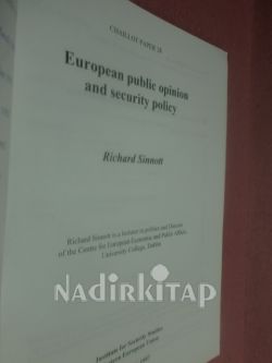 EUROPEAN PUBLIC OPINION AND SECURITY POLICY