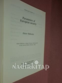 PARAMETERS OF EUROPEAN SECURITY