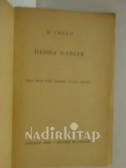 HEDDA GABLER-TİYATRO OYUNU