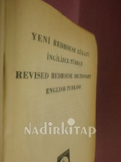 YENİ REDHOUSE LÜGATİ İNGİLİZCE-TÜRKÇE