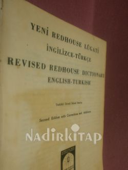 YENİ REDHOUSE LÜGATİ İNGİLİZCE-TÜRKÇE