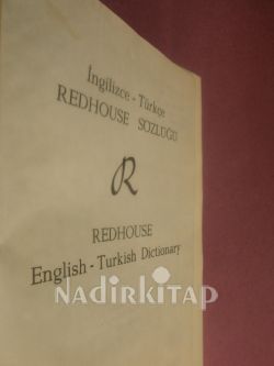 İNGİLİZCE - TÜRKÇE -REDHOUSE SÖZLÜĞÜ