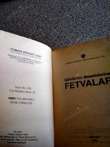 Günümüz Meselelerine Fetvalar (Cep Boy)