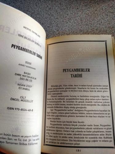 PEYGAMBERLER TARİHİ