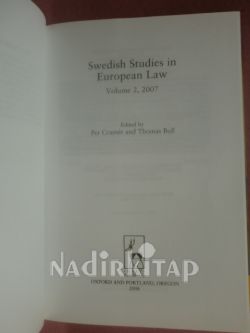 SWEDISH STUDIES IN EUROPEAN LAW