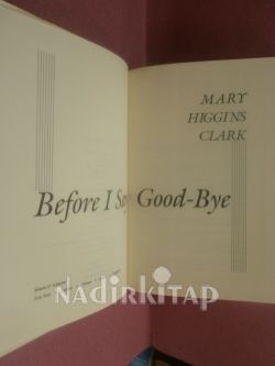 BEFOEE I SAY GOOD- BYE