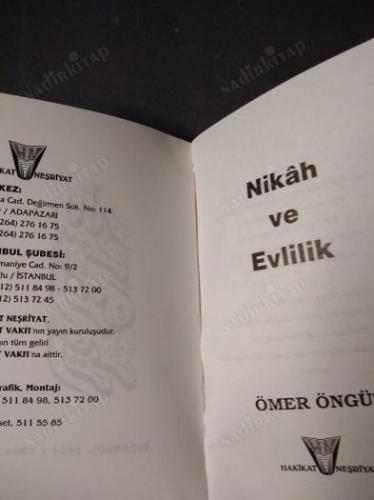 NİKAH VE EVLİLİK