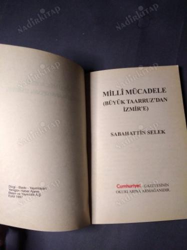 MİLLİ MÜCADELE (BÜYÜK TAARRUZ'DAN İZMİR'E)