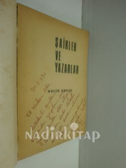 ŞAİRLER VE YAZARLAR İMZALI