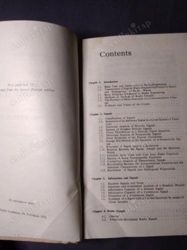 Radio Circuits and Signals Ciltli