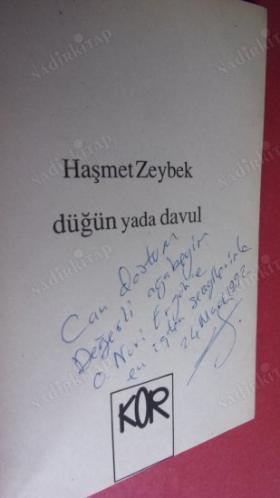 DÜĞÜN YADA DAVUL - İMZALI