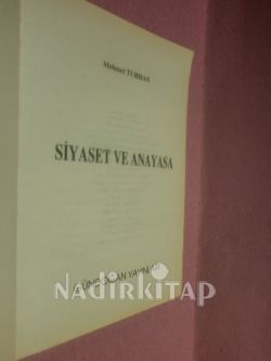 SİYASET VE ANAYASA