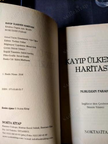 KAYIP ÜLKENİN HARİTASI
