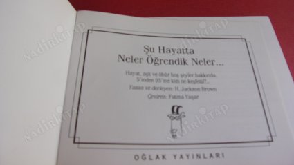 ŞU HAYATTA NELER ÖĞRENDİK NELER