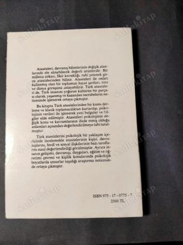 TÜRK ATASÖZLERİNE PSİKOLOJİK BİR YAKLAŞIM