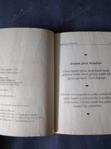 KUTLAMA MESAJLARI - KALPTEN KALBE MESAJLAR (CEP BOY)