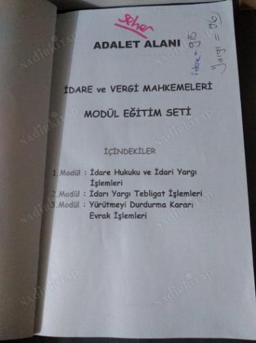 İdare Ve Vergi Mahkemeleri Modül Eğitim Seti