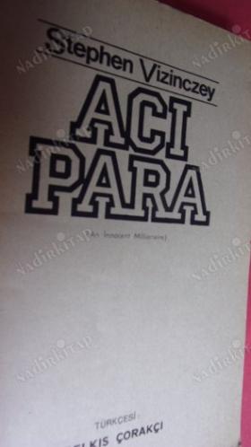 ACI PARA // İLK BASIM //