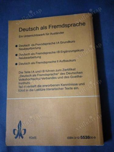 GERMAN ALLEMAND ALEMAN TEDESCO - DEUTSCH ALS FREMDSPRACHE I B