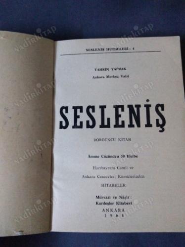 Sesleniş 4. Kitap