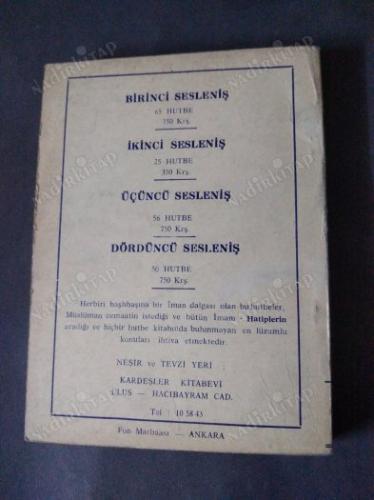 Sesleniş 4. Kitap