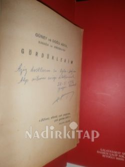 GÜNEY VE DOĞU ASYA KANADA VE AMERİKADA GÖRDÜKLERİM-İMZALI