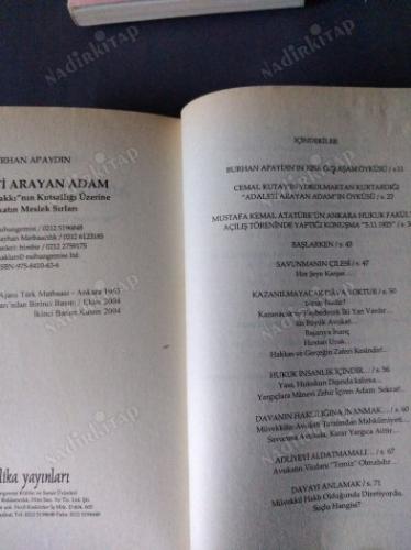 Adaleti Arayan Adam : Savunma Hakkının Kutsallığı Üzerine Avukatın Meslek Sırları