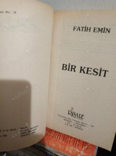 BİR KESİT