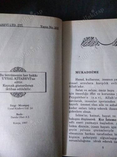 KIZ İSTEME, DÜĞÜN ADABI ve CİNSEL EĞİTİM