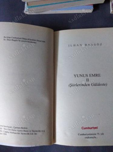 Yunus Emre 2. Cilt Şiirlerinden Güldeste