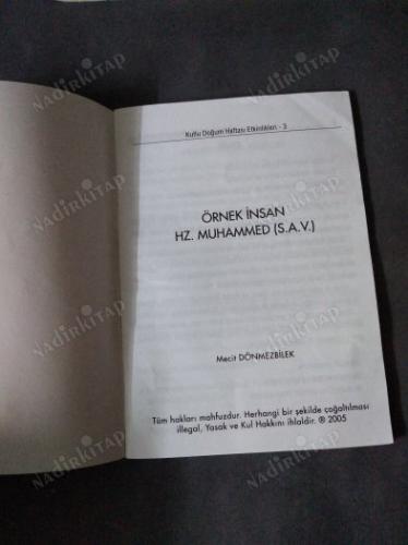 Örnek İnsan Hz. Muhammed (s.a.v) Kutlu Doğum Haftası Etkinlikleri Serisi 3