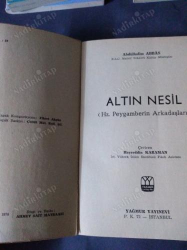 ALTIN NESİL (HZ. PEYGAMBERİN ARKADAŞLARI)