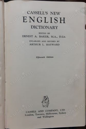 Cassell's New English Dictionary