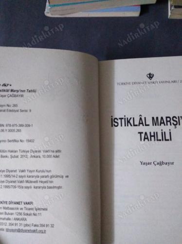 İSTİKLAL MARŞININ TAHLİLİ