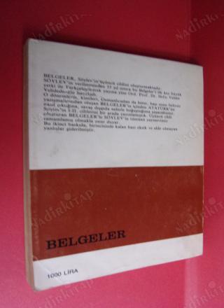 SÖYLEV CİLT .III.. BELGELER ( ikinci basım )