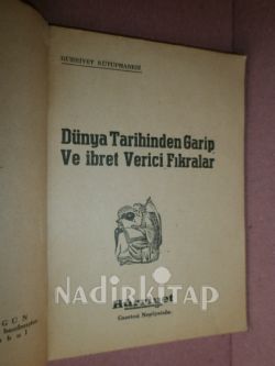 Dünya Tarihinden Garip ve İbret Verici Fıkralar