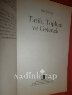 Tarih, Toplum ve Gelenek