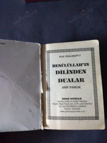 RESULULLAH'IN DİLİNDEN DUALAR (Cep Boy)