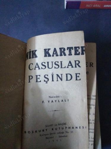 Nik Karter Casuslar Peşinde, Ölümle Pazarlık, Tren Soyan Avukat, Kırmızı Gül, Ölüm Provası