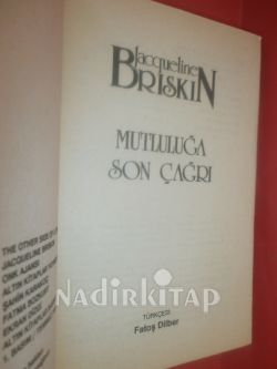 MUTLULUĞA SON ÇAĞRI * 1 BASIM