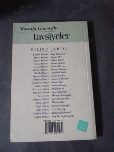 Tavsiyeler