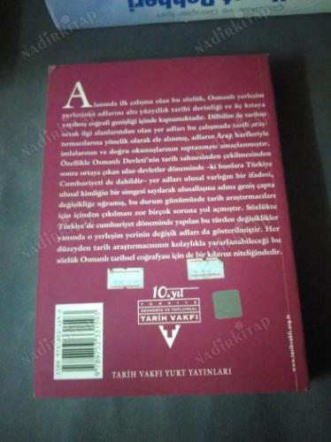 OSMANLI YER ADLARI SÖZLÜĞÜ :: Nuri Akbayar Türkçe/Osmanlıca - (2.baskı-2003)