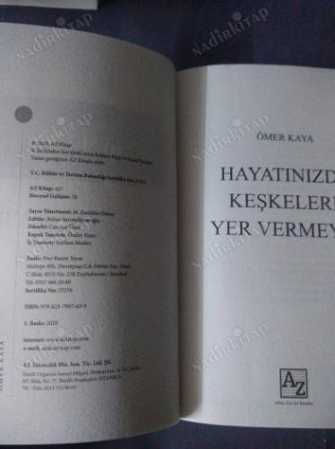 Hayatınızda Keşke'lere Yer Vermeyin