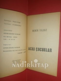 ACILI ÇOCUKLAR imzalı temiz