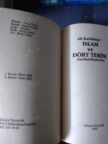 İSLAM VE DÖRT TERİM İLAH RAB İBADET DİN