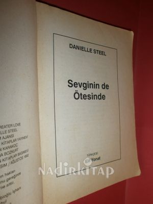 SEVGİNİN DE ÖTESİNDE // Birinc BASIM //