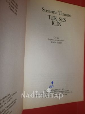 TEK SES İÇİN